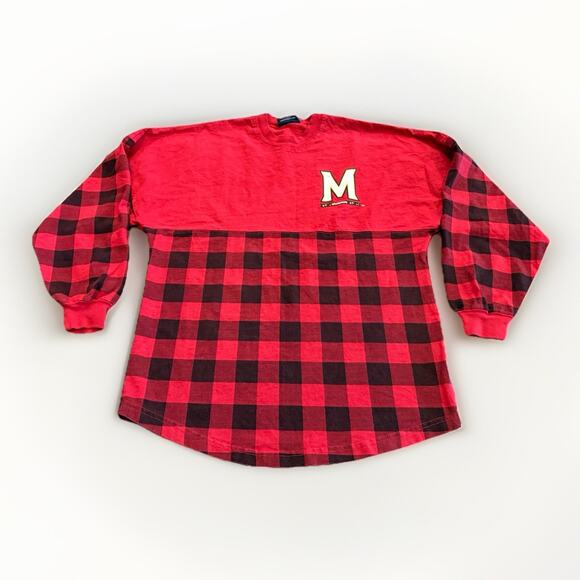 Spirit Jersey Other - Spirit Jersey ORIGINAL AUTHENTIC Unisex Red Black Maryland Terrapins Shirt XS